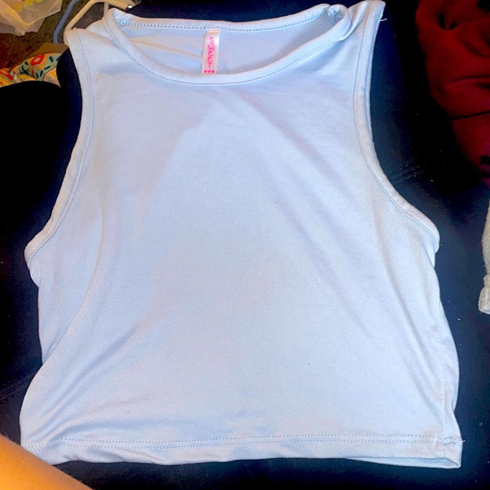 Light blue tank top from rainbow